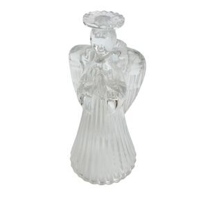 Glass Winged Angel Candleholder